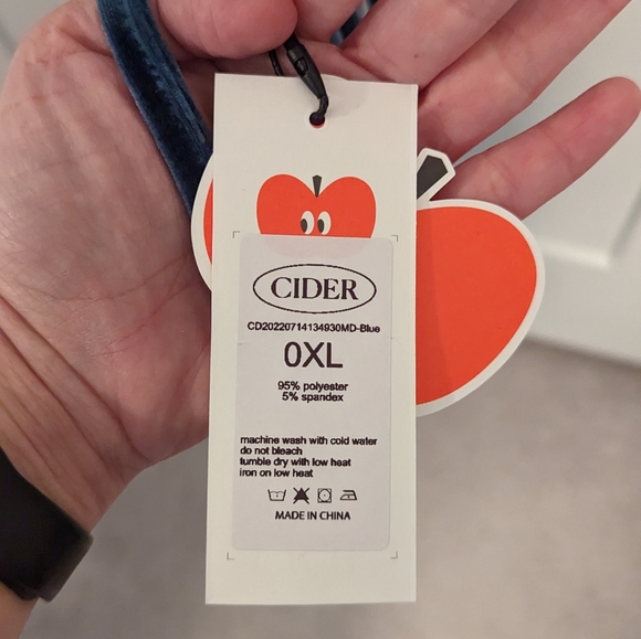 Blue Velvet Dress - Picture 4 of 5